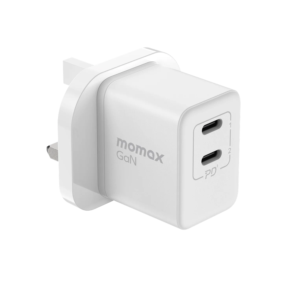 Momax ONEPLUG 35W 2-Port GaN Mini Charger (7187289145407)