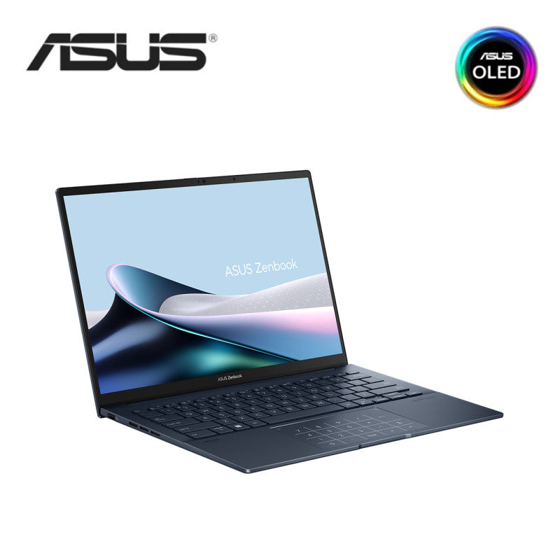 PRE-ORDER Asus Zenbook 14 OLED UX3405M-APP146WS 2024 14" 3K Laptop Ponder Blue (CU7-155H, 32GB, 1TB, Intel Arc, W11, HS) (7540716765247)