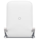 Baseus Rib Horizontal and Vertical Holder Wireless Charging for iPhone & Samsung 15W- White (4841044377663)