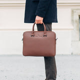 Genuine Leather Premium Laptop Bag for 13.3"/15.6" inch ( Brand - Custom Mac BD ) (4820283260991)