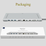 Wiwu Multi-function 11 In 1 Hub USB Type-c Docking Station Universal - Custom Mac BD (1303022633028)