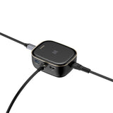 Baseus Type-C HUB Adapter AC Multifunctional Charger-Black, White (4709861785663)