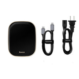 Baseus Type-C HUB Adapter AC Multifunctional Charger-Black, White (4709861785663)
