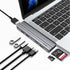 WiWU T9 hub, 8 in 1 hub, USB C Hub with Type C Adapter