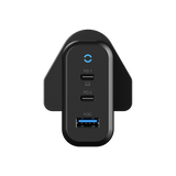 Powerology 3-Output 65W GaN Charger with Power Delivery (6849892155455)