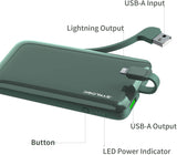SYNLOGIC Portable Charger 10000mAh 18W PD Power Bank Built-in MFi Lightning Cable, High Speed External Battery Charging for iPhone 11 Xs Max X 8 AirPods Pro, Android Phone Tablet etc - Custom Mac BD (4460995379263)
