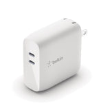 Belkin BOOST CHARGE Dual USB-C PD GaN Wall Charger 68W (6849174470719)